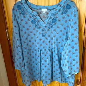 J Jill sizeXL Boho blouse